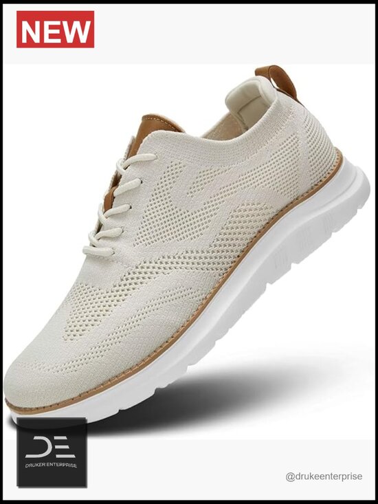 Men\'s Casual Dress Oxfords Shoes Fashion Mesh Work Business Walking Sneakers main image 2